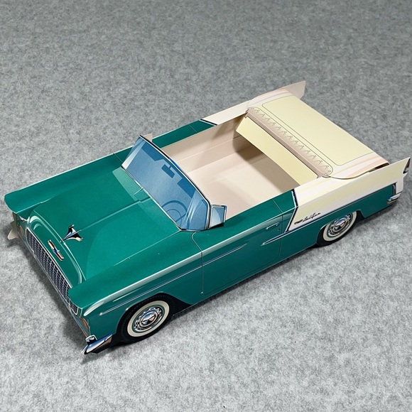 GM Hot Rod Classic Cars Cardboard Food Tray Vintage Chevy Ford Assorted Lot of 6 - Picture 6 of 16